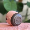 Keraminis puodelis ŠIRDELĖ - Juoda magnolija